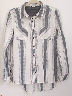 Krazy Kat Striped Button Down